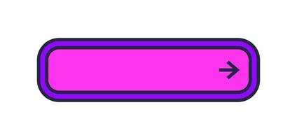 Address bar illustration. Website design element in flat style. Futuristic sticker concept. vector