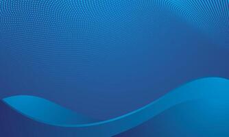 Abstract blue dark gradient wavy modern background design vector