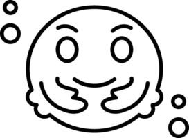 Hugging Outline Style Icon vector
