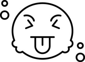 Taunt Line Icon vector