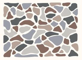 Abstract Pebble Stone Illustration Background vector