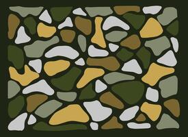 Abstract Irregular Stones Pattern Background vector