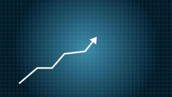 Arrow Up Line Animation After Effects Template for Business Growth video