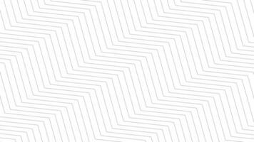 Simple grayscale zig zag lines pattern background with 3D optical illusion isometric effect. Full HD and looping minimalist animation. video