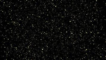 Shiny glittering golden particles abstract background. This luxury animation is full HD and a loop. video