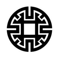 Greek Key Silhouette Art vector