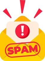 Spam alert notification vector