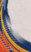 Composition background with abstract racing stripes vector