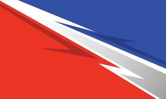 Abstract red and blue racing stripes modern background for car wrap decal vector