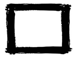 Grunge Photo Frame with Vintage Texture for Text or Image Placement vector