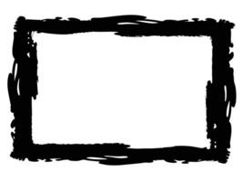 Grunge Text Frame Design with Ink Splatter and Rough Texture vector