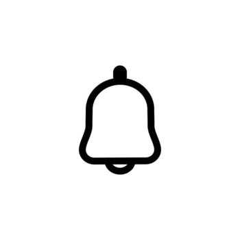 Icon Interface user Website Notification Vectors Outline style