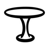 Pedestal table drawing hand drawing illustration vector