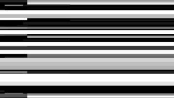 Black and white glitch transition effect with aggressive noise distortion. Analog TV noise glitches overlay video
