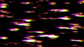 RGB digital glitch noise. Multicolored glitch background with high-speed looping video