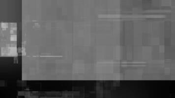 Black and white glitch effect for background. Film Noise VHS Transitions video