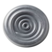 Concentric Swirls Abstract Gray Composition png