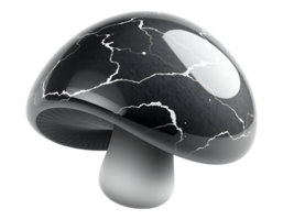 Glossy Mushroom with Lightning Texture png