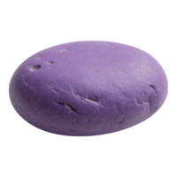 Smooth Purple Stone Isolated on Transparent Background png