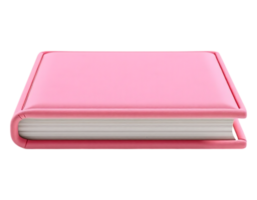 Pink Book Illustration Rendered Diary or Notebook png