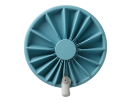Blue Circular Plastic Device with Spout png
