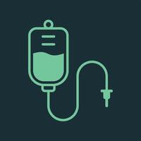 Blood bag trendy applicable important Illustration design flawless colorful background vector