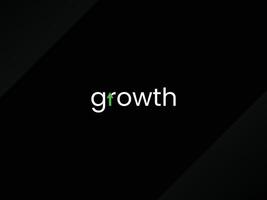 Arrow up word mark growth logo vector