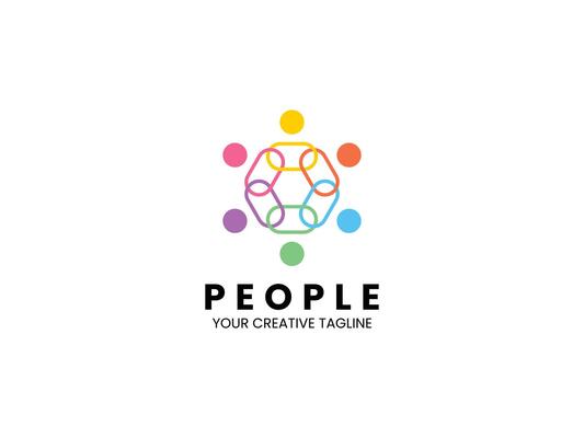 People logo with chain