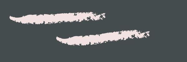 A pair of lips with white paint on them vector