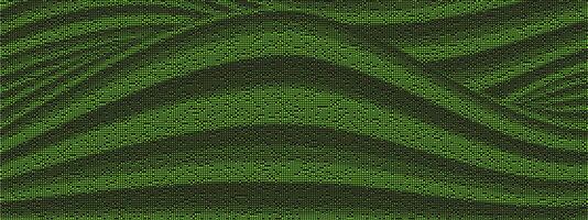 abstract background with green neon waves. Poster template with a psychedelic bright backdrop in the style of the 90s. vector