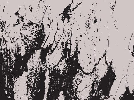 Abstract black and grey grunge texture with splatter effect isolated on transparent background silhouette vector