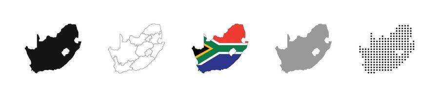 South Africa map icon. South Africa maps collection illustration vector
