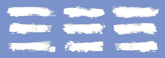 Large set of grunge textures vector