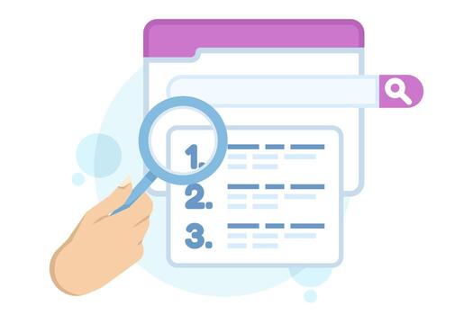 seo clasificación conceptos. seo mejoramiento. buscar motor actuación, actuación marketing, analítica, y buscar motor clasificaciones clasificaciones aumentar, y clasificaciones desde uno a Tres tender a elevar. vector