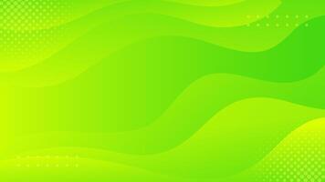 Bright green gradient background with liquid wave shapes. Abstract wallpaper. Suitable for businesses selling banners, ads, events, templates, pages, websites, and others vector