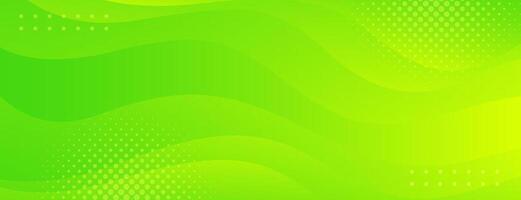 Green gradient abstract banner background design vector