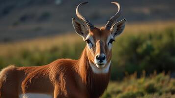 Close-up of a graceful antelope photo