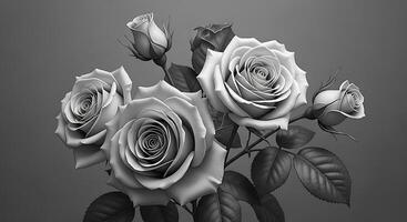 3d rose bouquet - 3docean item for sale photo