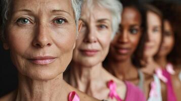 Breast Cancer Screening Timeline by Age Group Highlighting Awareness and Early Detection for Women of Various Backgrounds photo
