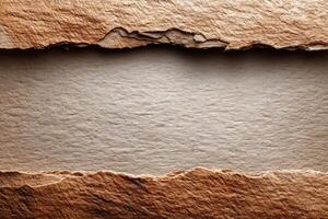 Creative aged cardboard with rustic texture and ample copy space in the center for versatility photo