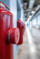 Exploring a modern facility for fire safety systems production with innovative designs and branding opportunities photo