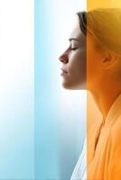 Emotional stability versus emotional turbulence in visual contrast for regulation addiction photo