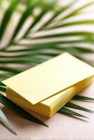 Vibrant index cards displayed in cheerful setting ideal for creative projects and notes photo