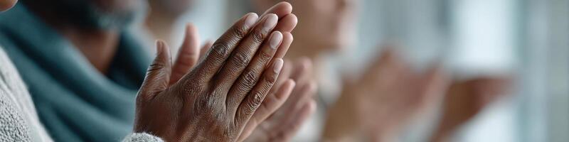 Diverse hands engaged in a reflective exercise promoting openness and connection in a group setting photo