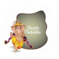 Ganesh Chaturthi celebration illustration vector
