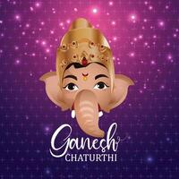 Ganesh Chaturthi festival illustration vector