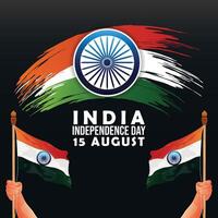 India Independence Day graphic vector