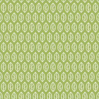 Green tea leaves seamless pattern