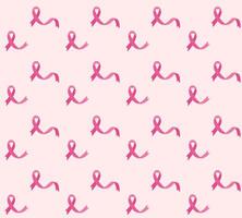 Breast cancer seamless pattern vector