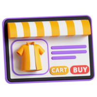 online store interface png